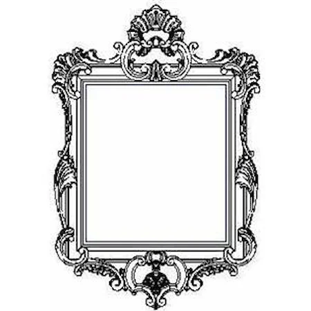 Wood-Framed Mirror